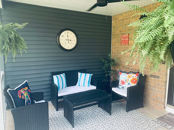 Cozy front porch