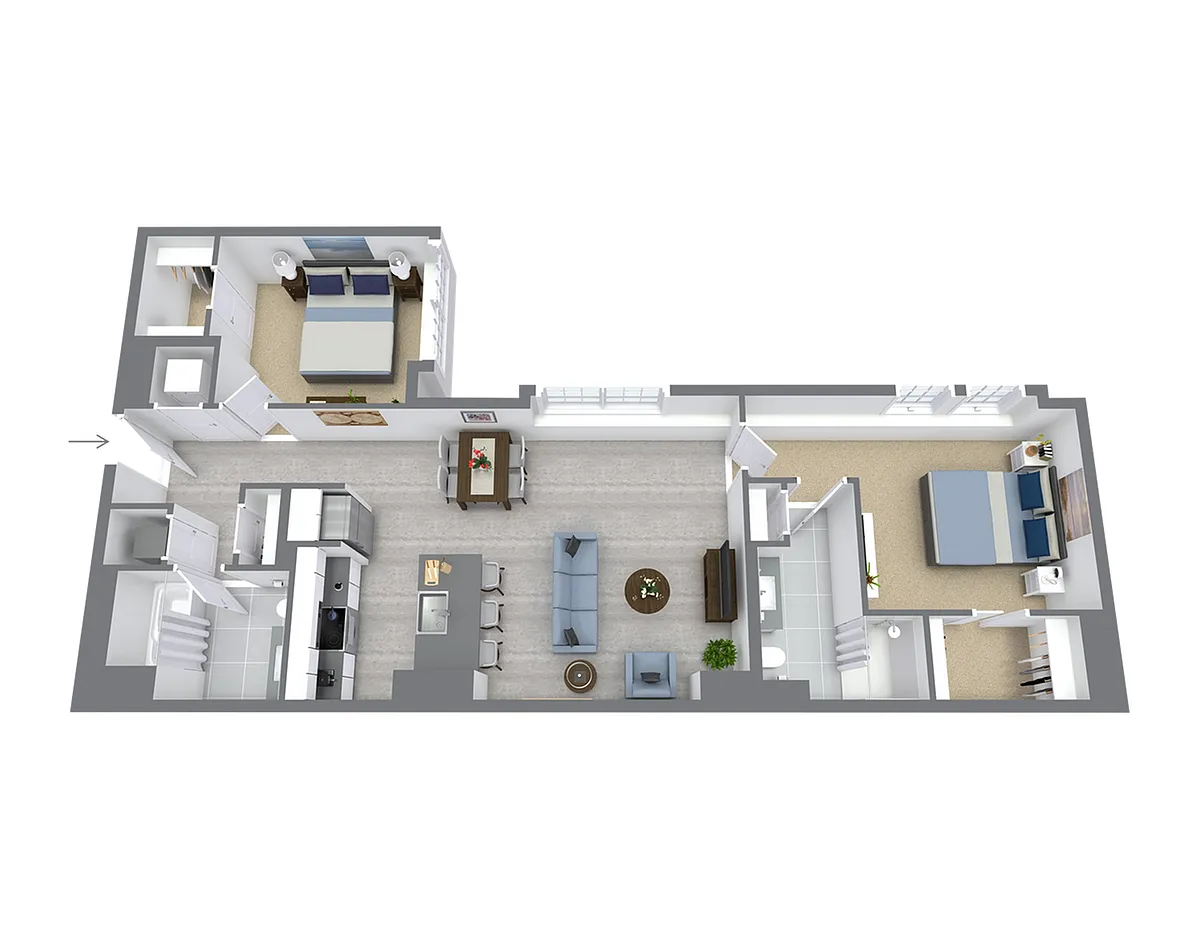 Floor plan D1