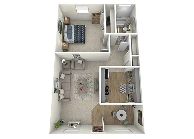 Floor plan Cooper (80% Essential Living)
