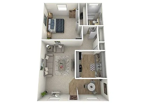 Floor plan Cooper (80% Essential Living)