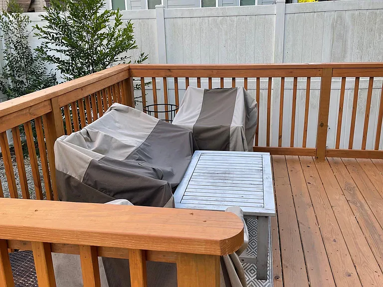 Brand new, large deck