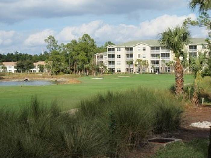 Right on the golf course