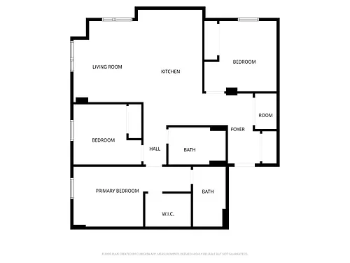 Floor plan 3 Bedroom 2 Bath