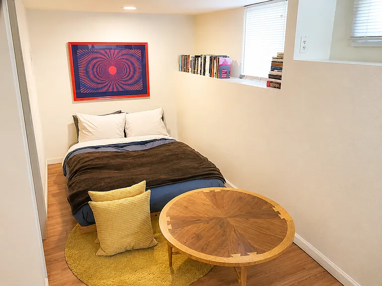 example of how nook can be used for bed area