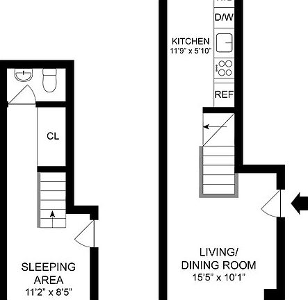 2nd image of 203 W 80th St #1F