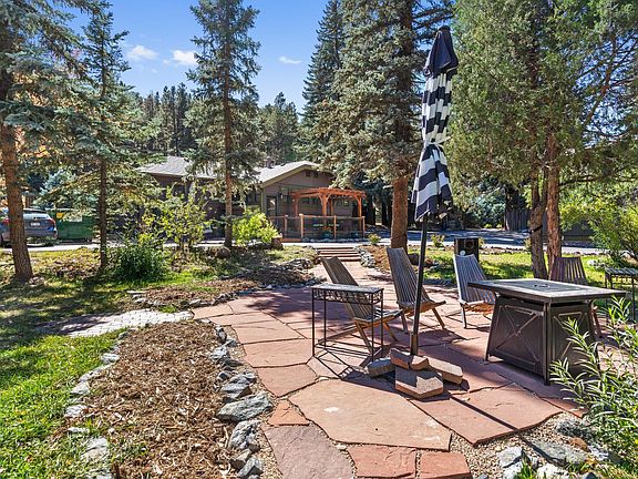 Creekside living with fire pit