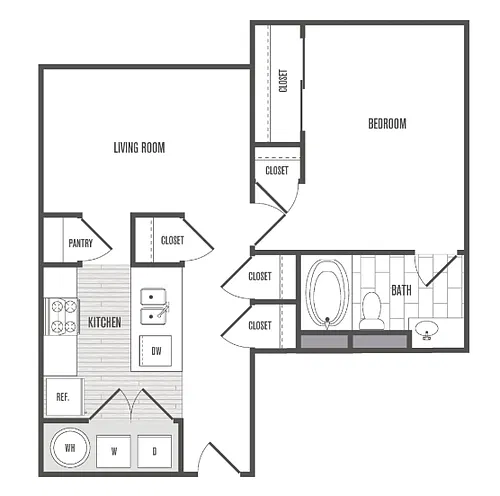 Floor plan 1X1