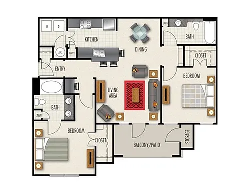 Floor plan B2W