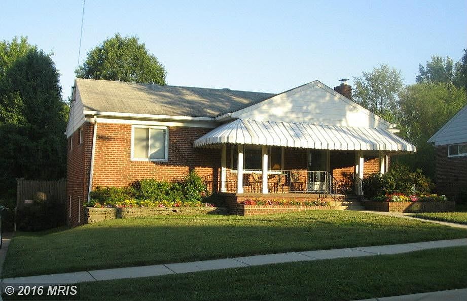 All Brick Rambler with Front Porch