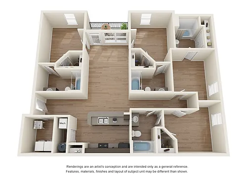 Floor plan 4BR - Premium