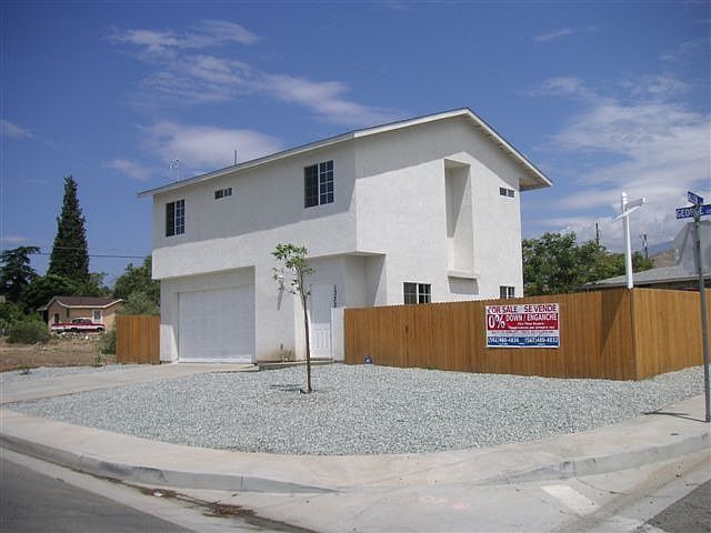 Front with finished landscaping