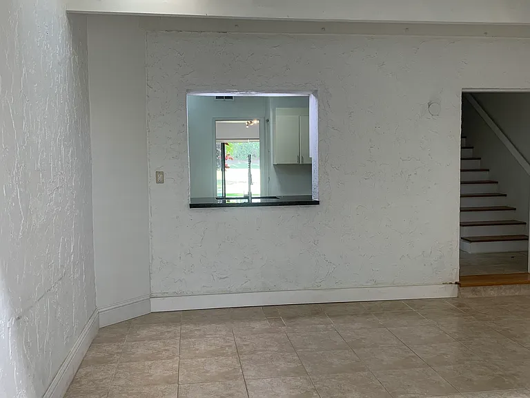Spacious family room with lots of natural light