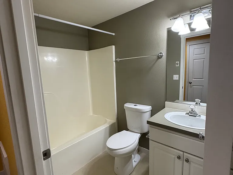 full bathroom suite on the lower level