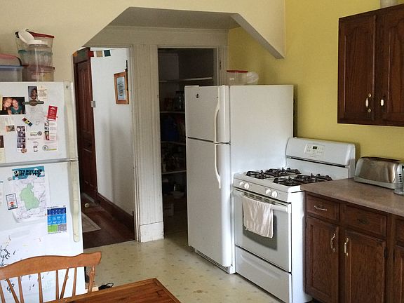 kitchen from back door
