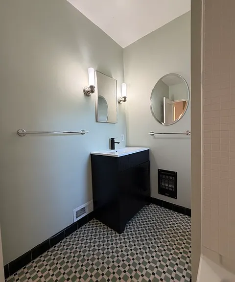 Bathroom, new sink