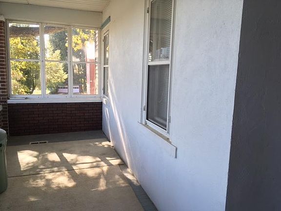 sun porch- windows opened in the summer