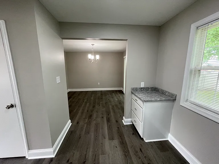 View from Kitchen to Dining Room