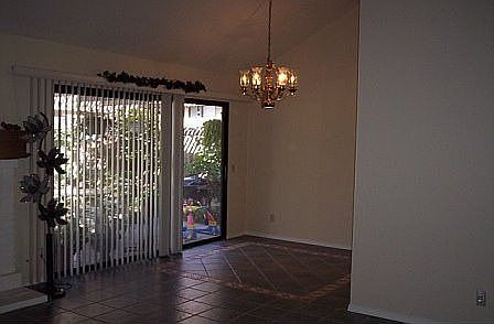 Beautiful Inlaid Tile in Dining Area