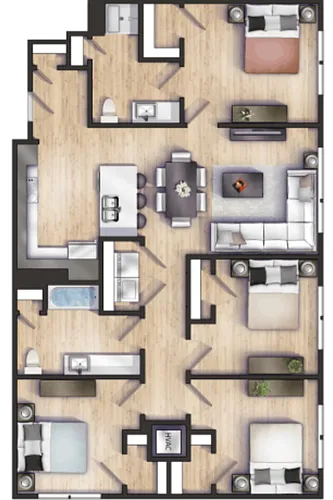 Floor plan D1