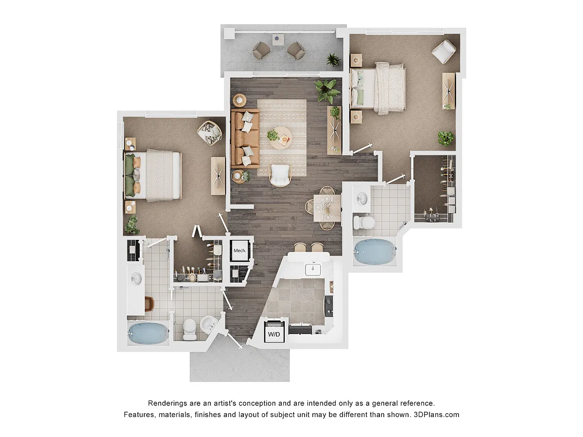 Floor plan Promenade Club