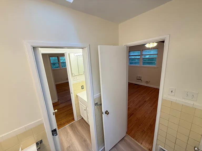 Walk-through Half Bath
