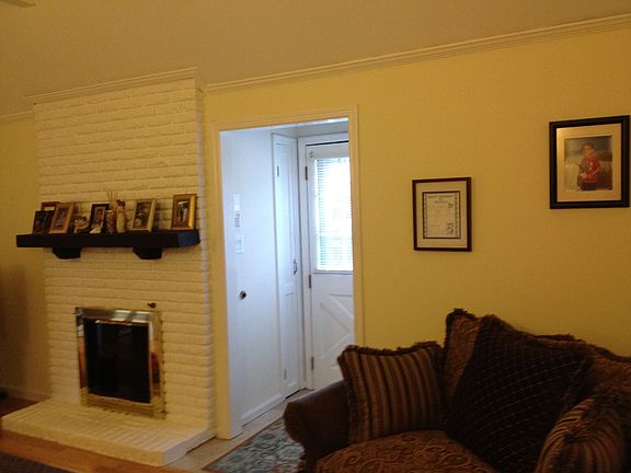 Fireplace in living/family room