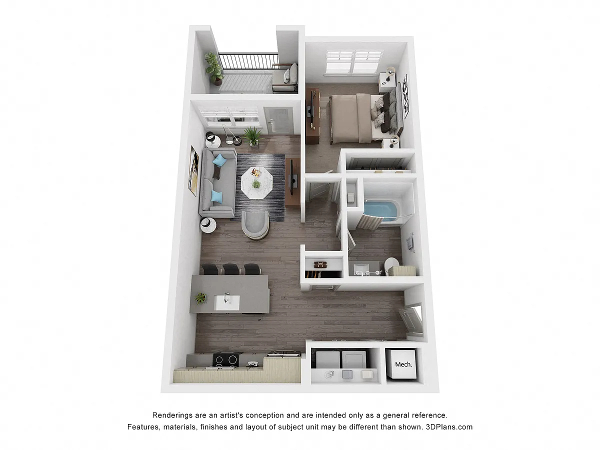 Floor plan The Bungalow (A1)