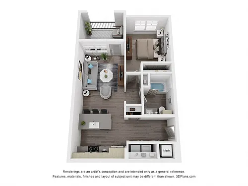 Floor plan The Bungalow (A1)