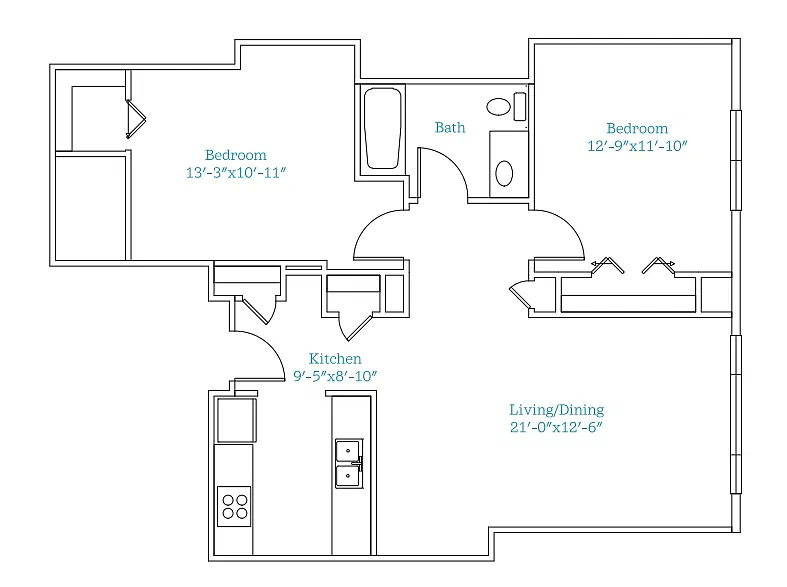 Floor plan Mulberry
