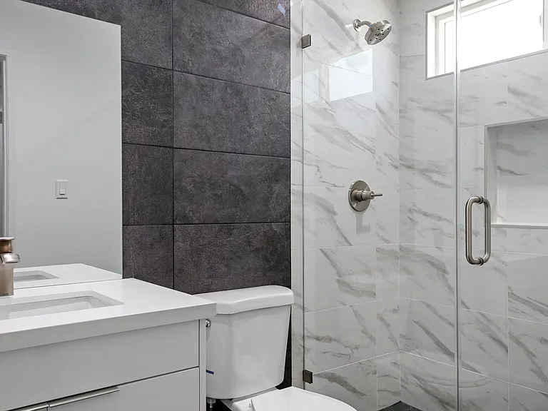 Bathroom with Large Walk-In Shower