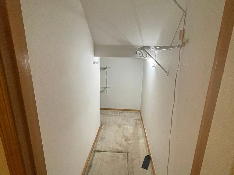 Extra storage under stairs