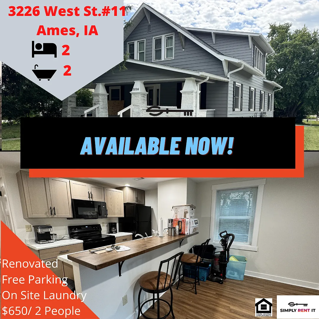 Renovated 2 Bedroom, 2 Bathroom on Campus! Available Now! — Photo 1