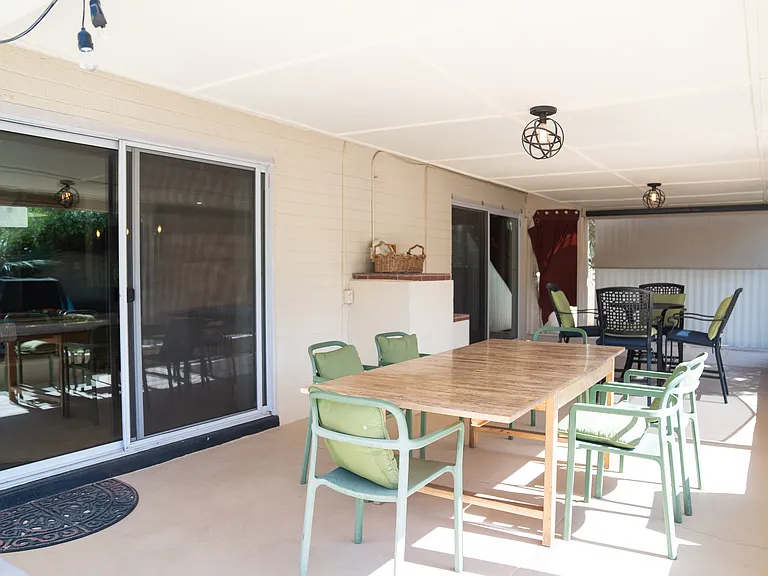 nice covered patio