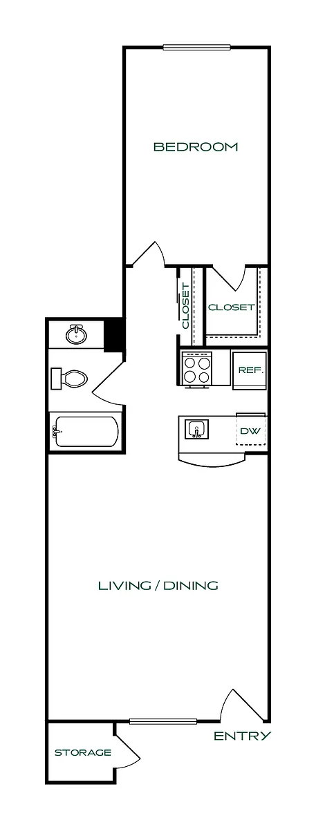 Floor plan A3 Renovated