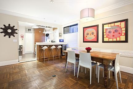dining into kitchen