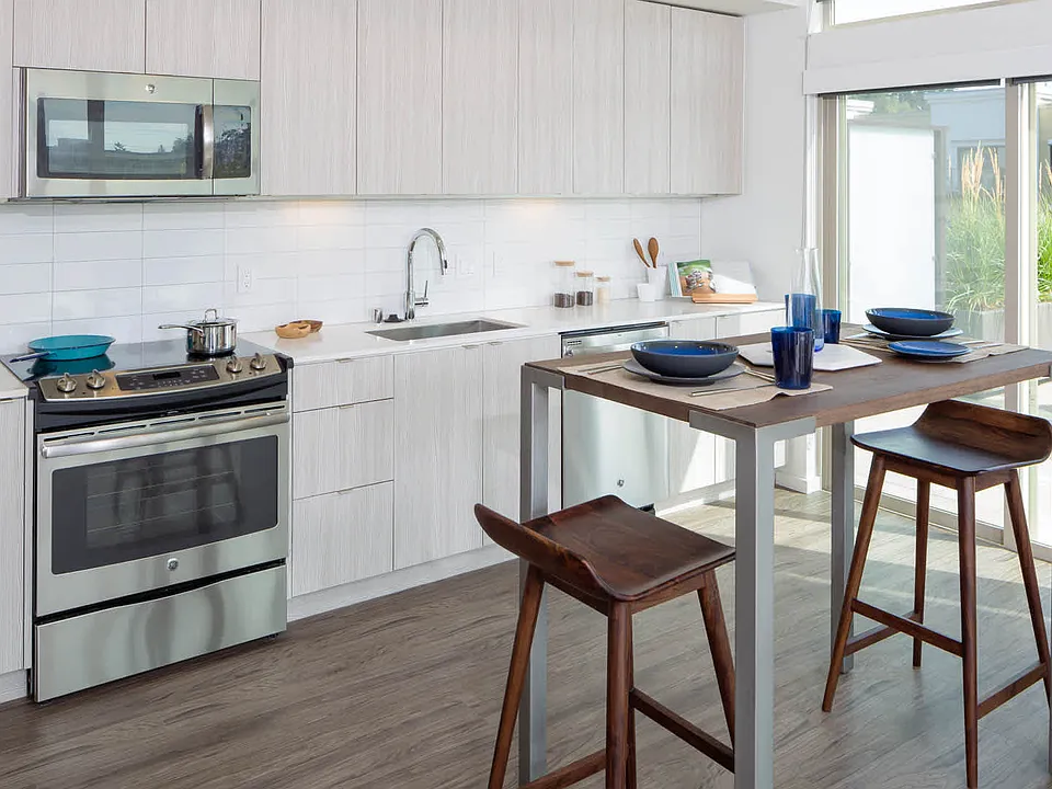 Kitchen with Stainless Steel Appliances