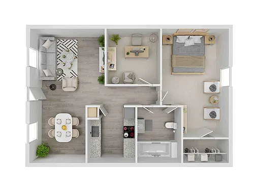 Floor plan 2X1-C