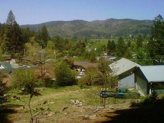Backyard view toward town