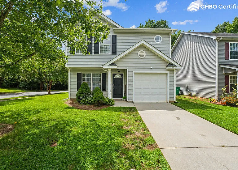 Front elevation of home.