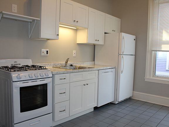 New cabinets and appliances