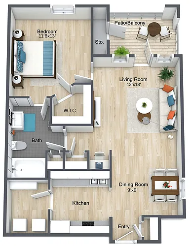 Floor plan Kendall