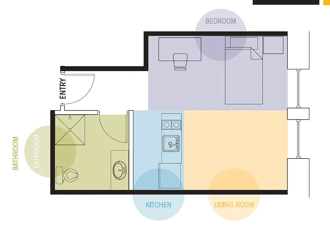 Floor plan Studio