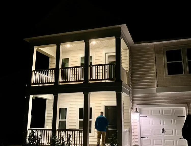Enjoy the front porch and upstairs balcony
