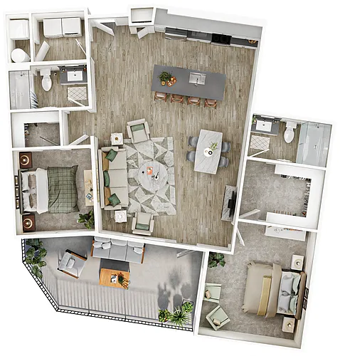 Floor plan B6