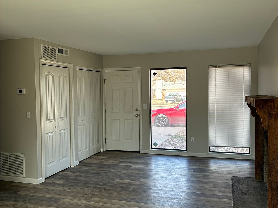 looking into living room from dining room