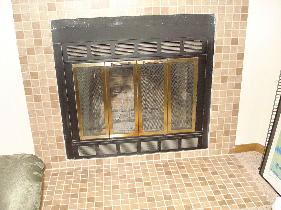 Hand-tiled Family Room Fireplace