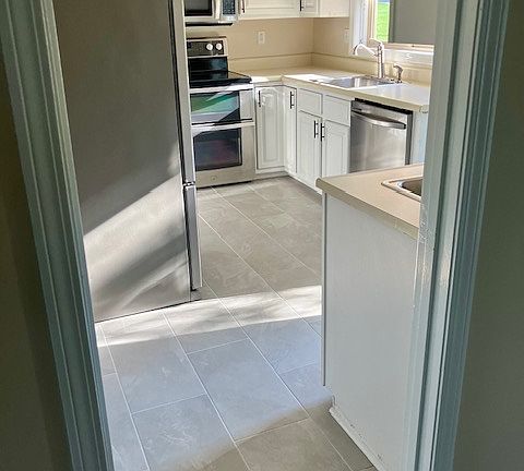 Brand new kitchen floor