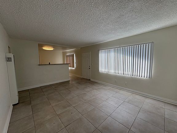 Living area into kitchen