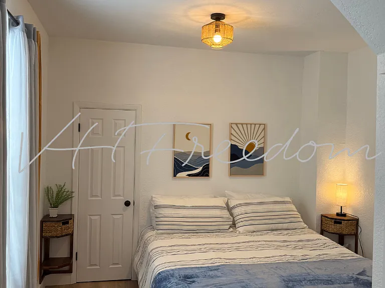 main floor, smart tv, his and hers closet