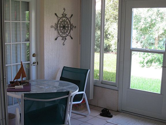 Enclosed and screened lanai